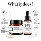 Dermis Dose Radiant Gold Night Cream | 50g + Dermis Dose Tri-Active Glow Serum | 30ml