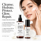 Dermis Dose SPF 50 Spray Sunscreen | 50ml + Dermis Dose Rosé Root Radiance Toner | 100ml
